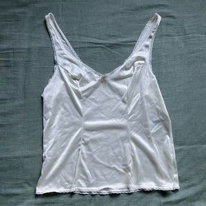 Cream Silk Camisole